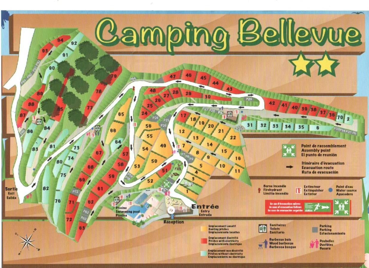 Camping Bellevue Ria Bagian luar foto
